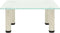 vidaXL - Tv-meubel - 40x35x17 - cm - gehard - glas - mat