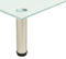 vidaXL - Tv-meubel - 40x35x17 - cm - gehard - glas - mat