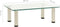 vidaXL - Tv-meubel - 40x35x17 - cm - gehard - glas - transparant