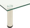 vidaXL - Tv-meubel - 40x35x17 - cm - gehard - glas - transparant