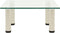 vidaXL - Tv-meubel - 40x35x17 - cm - gehard - glas - transparant