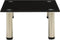 vidaXL - Tv-meubel - 40x35x17 - cm - gehard - glas - zwart