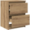 vidaXL - Tv-meubel - 40x35x54 - cm - spaanplaat - artisan - eikenkleurig