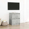 vidaXL - Tv-meubel - 40x35x54 - cm - spaanplaat - betongrijs