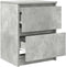 vidaXL - Tv-meubel - 40x35x54 - cm - spaanplaat - betongrijs