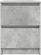 vidaXL - Tv-meubel - 40x35x54 - cm - spaanplaat - betongrijs