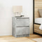 vidaXL - Tv-meubel - 40x35x54 - cm - spaanplaat - betongrijs