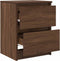 vidaXL - Tv-meubel - 40x35x54 - cm - spaanplaat - bruin - eikenkleurig