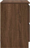 vidaXL - Tv-meubel - 40x35x54 - cm - spaanplaat - bruin - eikenkleurig