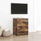 vidaXL - Tv-meubel - 40x35x54 - cm - spaanplaat - gerookt - eikenkleurig