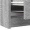 vidaXL - Tv-meubel - 40x35x54 - cm - spaanplaat - grijs - sonoma