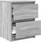 vidaXL - Tv-meubel - 40x35x54 - cm - spaanplaat - grijs - sonoma