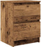 vidaXL - Tv-meubel - 40x35x54 - cm - spaanplaat - oud - hout