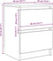 vidaXL - Tv-meubel - 40x35x54 - cm - spaanplaat - oud - hout