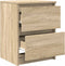 vidaXL - Tv-meubel - 40x35x54 - cm - spaanplaat - sonoma - eikenkleurig