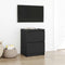 vidaXL - Tv-meubel - 40x35x54 - cm - spaanplaat - zwart