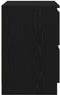 vidaXL - Tv-meubel - 40x35x54 - cm - spaanplaat - zwart
