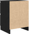 vidaXL - Tv-meubel - 40x35x54 - cm - spaanplaat - zwart