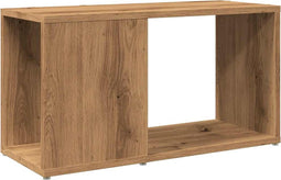 vidaXL - Tv-meubel - 60x24x32 - cm - bewerkt - hout - artisanaal - eikenkleur