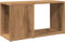 vidaXL - Tv-meubel - 60x24x32 - cm - bewerkt - hout - artisanaal - eikenkleur