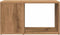vidaXL - Tv-meubel - 60x24x32 - cm - bewerkt - hout - artisanaal - eikenkleur
