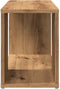 vidaXL - Tv-meubel - 60x24x32 - cm - bewerkt - hout - artisanaal - eikenkleur