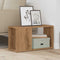 vidaXL - Tv-meubel - 60x24x32 - cm - bewerkt - hout - artisanaal - eikenkleur