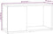 vidaXL - Tv-meubel - 60x24x32 - cm - bewerkt - hout - gerookt - eikenkleurig