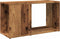 vidaXL - Tv-meubel - 60x24x32 - cm - bewerkt - hout - oud - houtkleurig