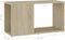 vidaXL - Tv-meubel - 60x24x32 - cm - bewerkt - hout - sonoma - eikenkleurig