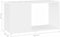 vidaXL - Tv-meubel - 60x24x32 - cm - bewerkt - hout - wit