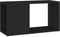 vidaXL - Tv-meubel - 60x24x32 - cm - bewerkt - hout - zwart