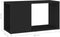 vidaXL - Tv-meubel - 60x24x32 - cm - bewerkt - hout - zwart