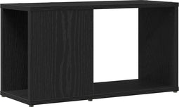 vidaXL - Tv-meubel - 60x24x32 - cm - spaanplaat - zwart - eikenkleurig
