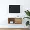 vidaXL - TV-meubel - 60x31x25,5 - cm - bewerkt - hout - artisanaal - eikenkleur