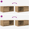 vidaXL - TV-meubel - 60x31x25,5 - cm - bewerkt - hout - artisanaal - eikenkleur
