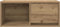 vidaXL - TV-meubel - 60x31x25,5 - cm - bewerkt - hout - artisanaal - eikenkleur