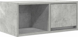 vidaXL - TV-meubel - 60x31x25,5 - cm - bewerkt - hout - betongrijs