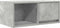 vidaXL - TV-meubel - 60x31x25,5 - cm - bewerkt - hout - betongrijs