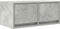 vidaXL - TV-meubel - 60x31x25,5 - cm - bewerkt - hout - betongrijs