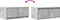vidaXL - TV-meubel - 60x31x25,5 - cm - bewerkt - hout - betongrijs