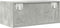 vidaXL - TV-meubel - 60x31x25,5 - cm - bewerkt - hout - betongrijs