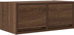 vidaXL - TV-meubel - 60x31x25,5 - cm - bewerkt - hout - bruin - eikenkleur