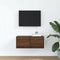 vidaXL - TV-meubel - 60x31x25,5 - cm - bewerkt - hout - bruin - eikenkleur