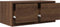 vidaXL - TV-meubel - 60x31x25,5 - cm - bewerkt - hout - bruin - eikenkleur