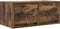 vidaXL - TV-meubel - 60x31x25,5 - cm - bewerkt - hout - gerookt - eikenkleurig