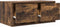 vidaXL - TV-meubel - 60x31x25,5 - cm - bewerkt - hout - gerookt - eikenkleurig