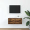 vidaXL - TV-meubel - 60x31x25,5 - cm - bewerkt - hout - gerookt - eikenkleurig