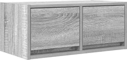 vidaXL - TV-meubel - 60x31x25,5 - cm - bewerkt - hout - grijs - sonoma - eikenkleurig