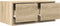 vidaXL - TV-meubel - 60x31x25,5 - cm - bewerkt - hout - sonoma - eikenkleurig